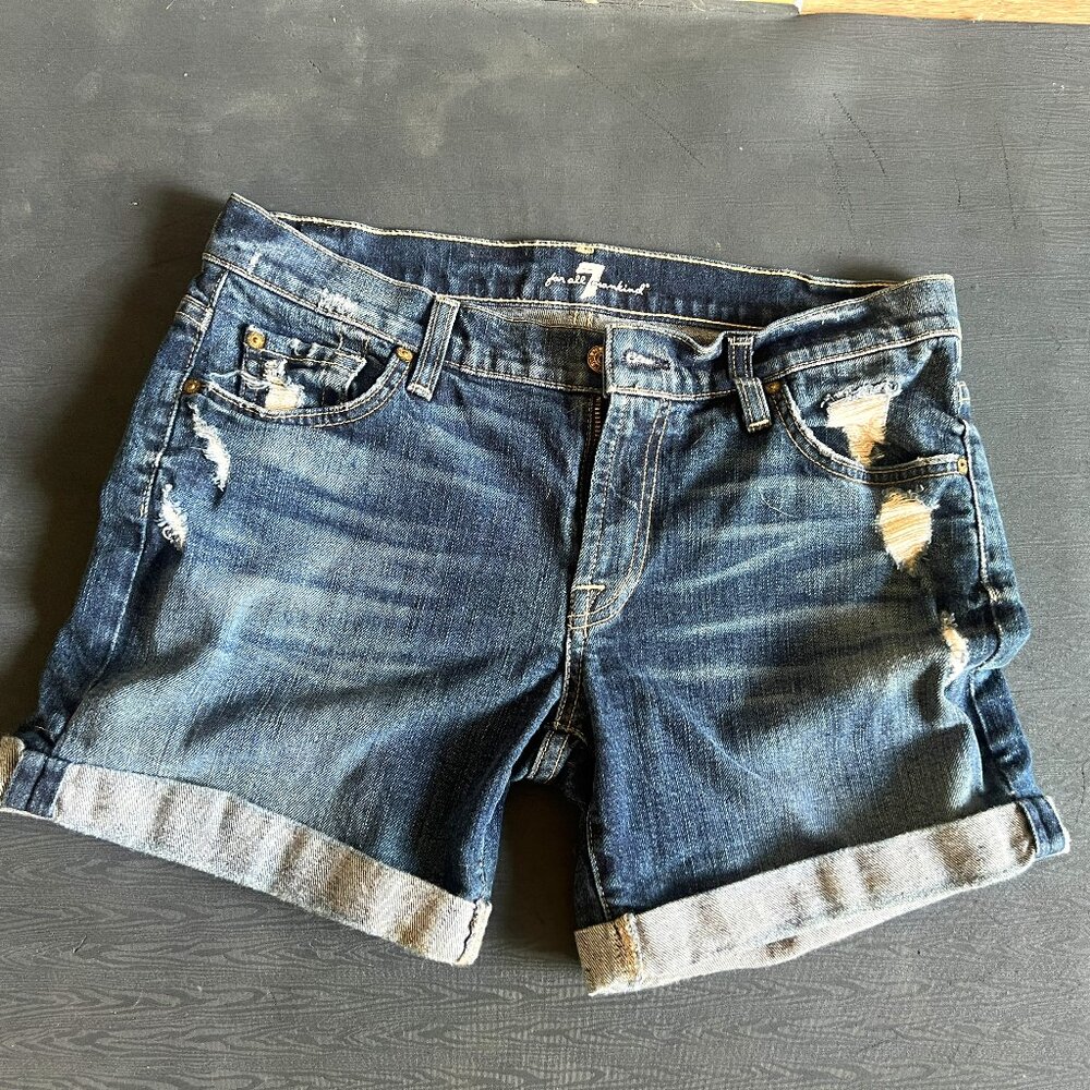7 for all mankind Jean shorts
